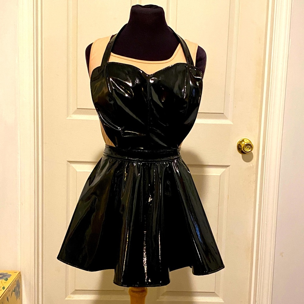 Custom Black Vinyl Apron